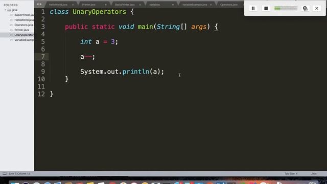 Unary Operators In Java In Telugu смотреть онлайн