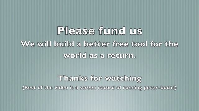 Running peter-bochs debugger смотреть онлайн