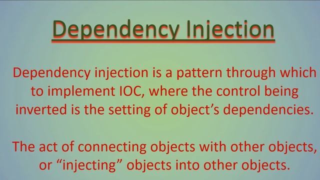 Inversion of Control & Dependency Injection смотреть онлайн