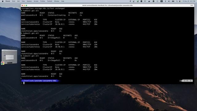 Fail: Tentando instalar Apache Cassandra 4.0.7 usando Kubernetes (c/ Docker deu certo!) смотреть онлайн