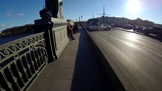 Чоппер туса и ОМОН ~ 7 ноября ~ Велопрогулка в центр Петербурха смотреть онлайн