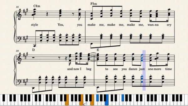 Dance Monkey (lyrics) piano tutorial advanced - Tones and I FREE SHEET MUSIC