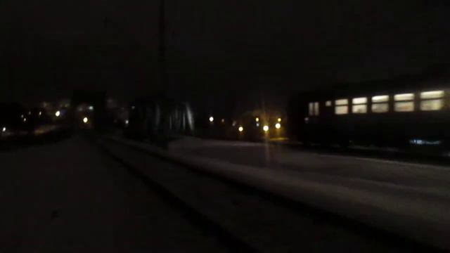 Электропоезда ЭР2Т Наро-Фоминск. Мост через реку Нара смотреть онлайн