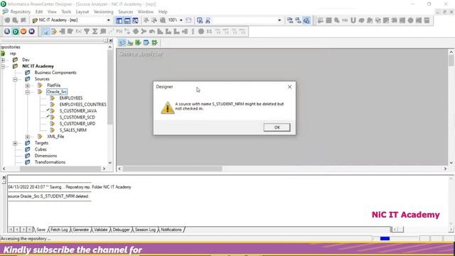 Informatica Issue 3 - Source with name might be deleted but not checked смотреть онлайн