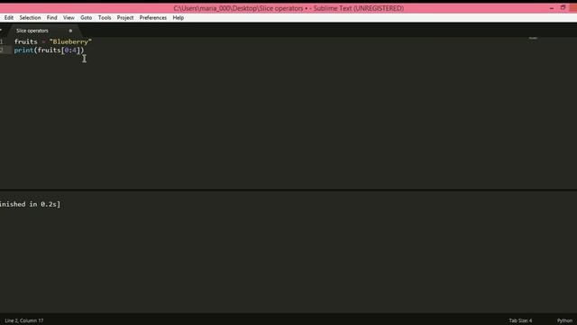 Python for absolute beginners #12 (Slice operators) смотреть онлайн