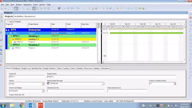 Understanding the User Interface - Primavera P6 Basics Course 1.2 смотреть онлайн