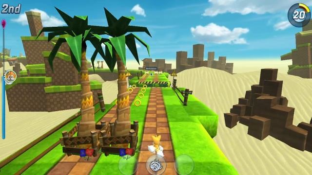 Best Fun Multiplayer Online Racing Game Mobile Sonic Forces Race Game Android ios Gameplay #2 смотреть онлайн