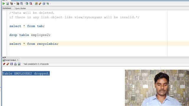 Drop Command in Oracle SQL with Practical - In Hindi смотреть онлайн