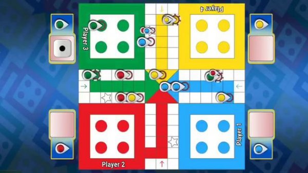 Ludo game in 4 players | Ludo king 4 players | Ludo gameplay