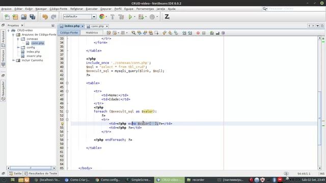 CRUD #SELECT - PHP7.0 E MYSQL смотреть онлайн
