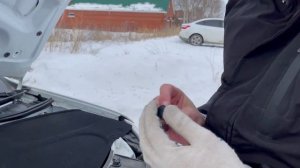 Установка утеплителя капота для Лада Ларгус FL 2021+, Ларгус ФЛ