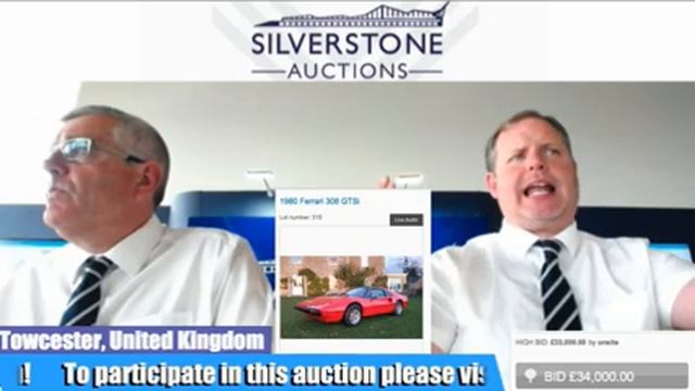 Silverstone Auctions Ferrari Sale Live Stream