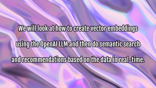 Fast AI on JSON! Using #openai to Build a Real-Time Recommendation Engine смотреть онлайн