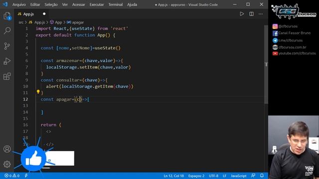 LocalStorage em React - Curso de React - Aula 20 смотреть онлайн