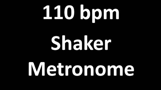 110 bpm Metronome - 110 beats per minute for Jamming смотреть онлайн