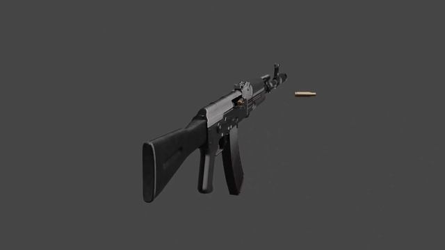 3D Анимация Ak-74 смотреть онлайн