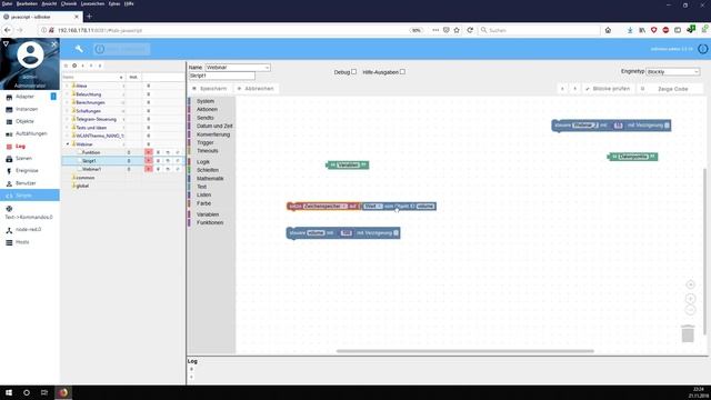 ioBroker - Blockly Grundlagen - Datenpunkte und Variablen смотреть онлайн