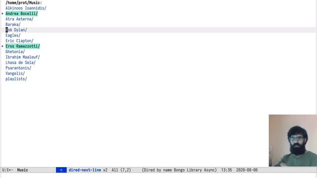 Emacs: BONGO and my extras смотреть онлайн