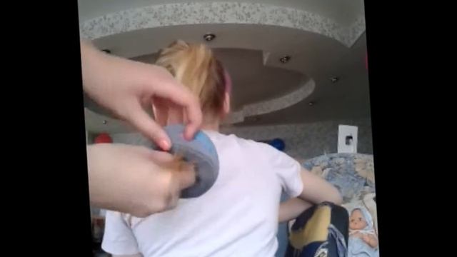 шишка из волос с помощью бублика смотреть онлайн