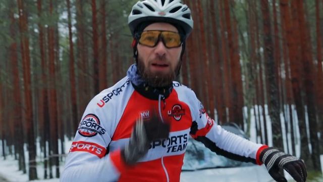 Зимние маунтинбайк-гонки. Пробуем ехать на циклокроссе смотреть онлайн