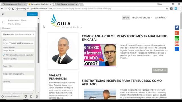 Aprenda a Personalizar seu BLOG Wordpress e a Instalar Plugins / Widgets смотреть онлайн