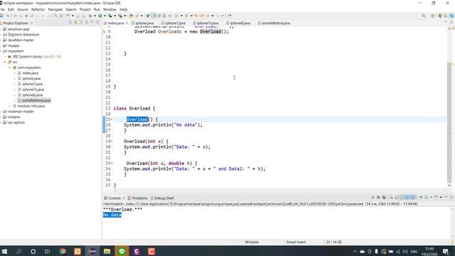 6 Java Programming Polymorphism Compile time polymorphism смотреть онлайн