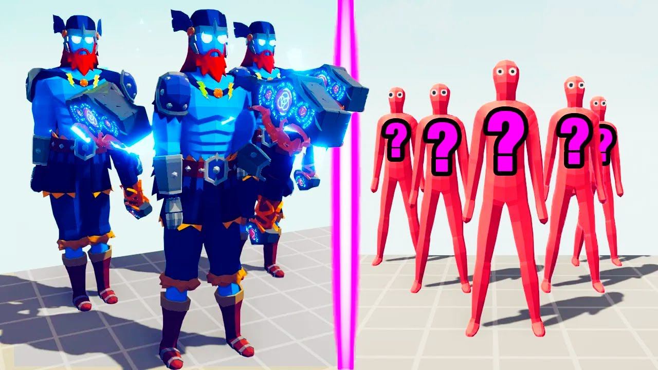 THOR TEAM vs RANDOM WEAPON TEAM | TABS - Totally Accurate Battle Simulator смотреть онлайн
