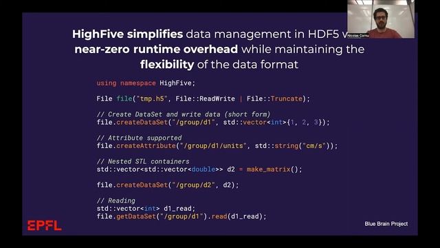 Teaser P16: HighFive: An Easy-To-Use, Header-Only C++ Library for HDF5 смотреть онлайн