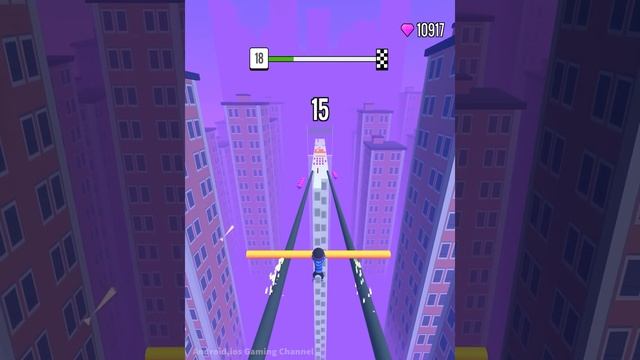 Roof Rails - All Levels Gameplay Android,ios #14 смотреть онлайн