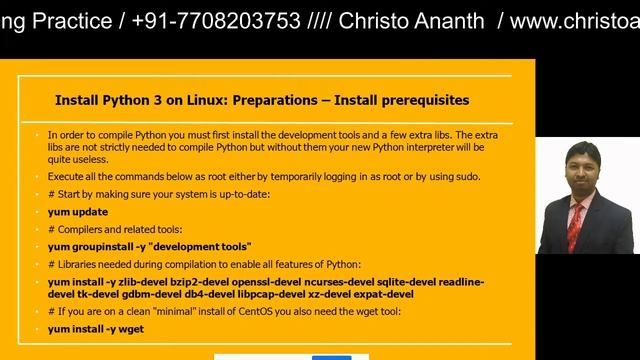 Christo Ananth - Install Python 3, Virtual Environments, Install Git - Advanced Programming Practic смотреть онлайн