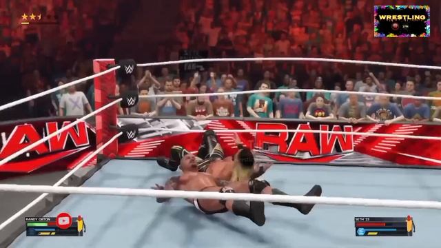 Randy Orton Vs Seth Rollins wwe raw game Play - WWE 2k23 PS5 GAME PLAY смотреть онлайн