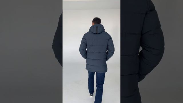 Зимнее мужское п/пальто OHARA на био-пухе. Артикул KBM-22510 смотреть онлайн