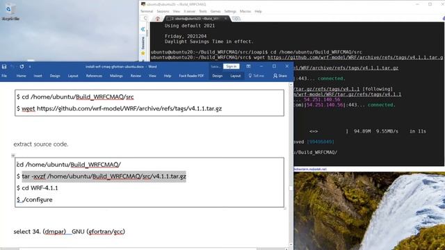 How to install WRF-CMAQ with gfortran on ubuntu 20.04(2021) смотреть онлайн