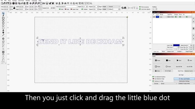Lightburn HOW TO CURVE TEXT Lightburn How To Bend Text Lightburn Beginners Guide Quick Laser Tip смотреть онлайн