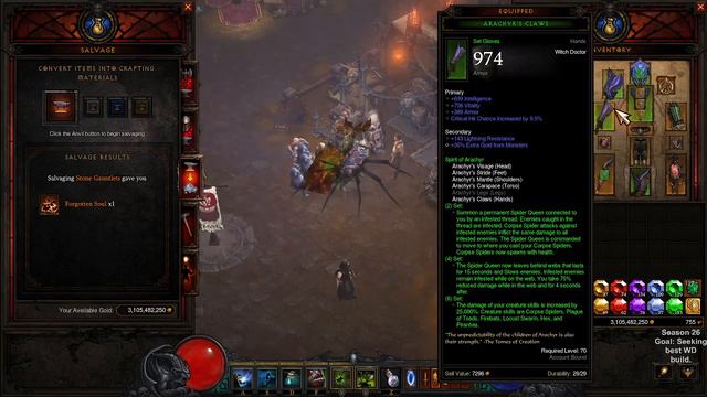Arachyr Test, Nephalem Rifts; Diablo 3, S26; 099 смотреть онлайн