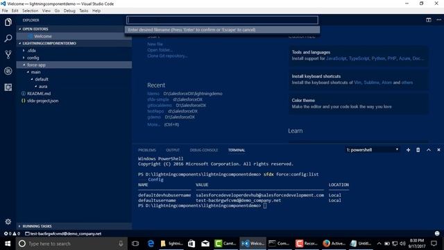 Salesforce Lightning Component Development using Salesforce DX and VSCode смотреть онлайн