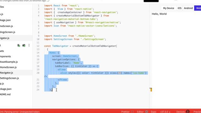 React Native Part 8: Bottom Tab Navigation смотреть онлайн