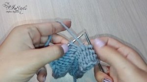 ПЕТЛИ, СНЯТЫЕ С НАКИДОМ ► Уроки вязания ► Cпицами