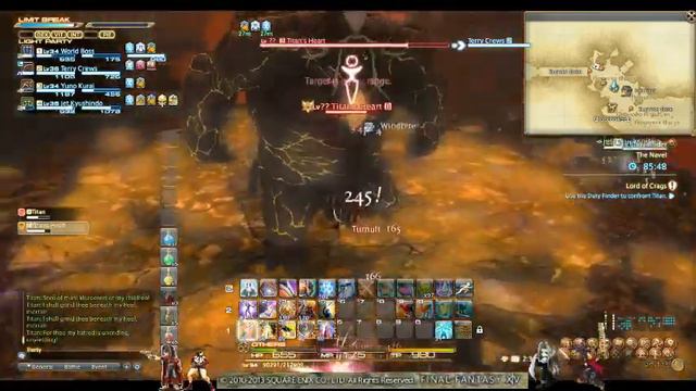 Final Fantasy XIV Online: A Realm Reborn - TITAN FIGHT смотреть онлайн