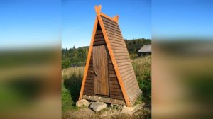 Деревянный дачный туалет. Уличные туалеты для дачи своими руками