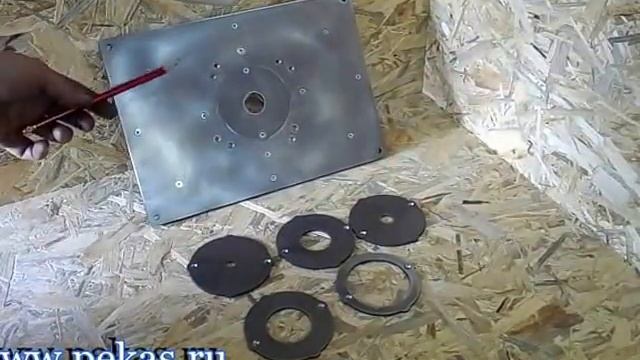 Пластина для вставки фрезера в стол смотреть онлайн
