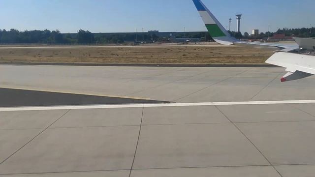 Landing and taxi - Frankfurt Airport (FRA) | Uzbekistan Airways | Airbus A320NEO смотреть онлайн