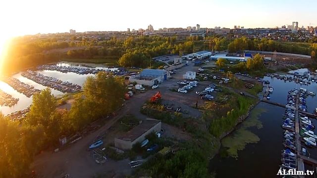 Сверху. Лодочные станции в Самаре. Аэросъёмка. смотреть онлайн