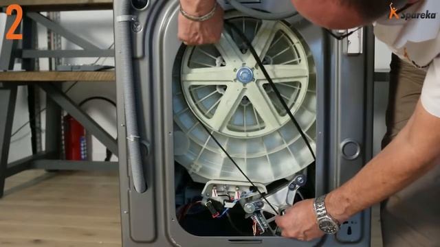 Как заменить приводной ремень в стиральной машине