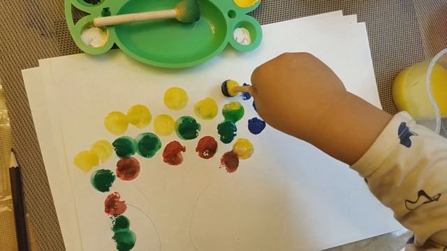 Баланы дамыту - ерекше сурет салу техникасы. Алиэкспрестен алынған ерекше кисточкалар. смотреть онлайн