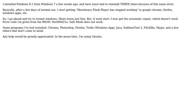 0xc000021a Windows Error смотреть онлайн