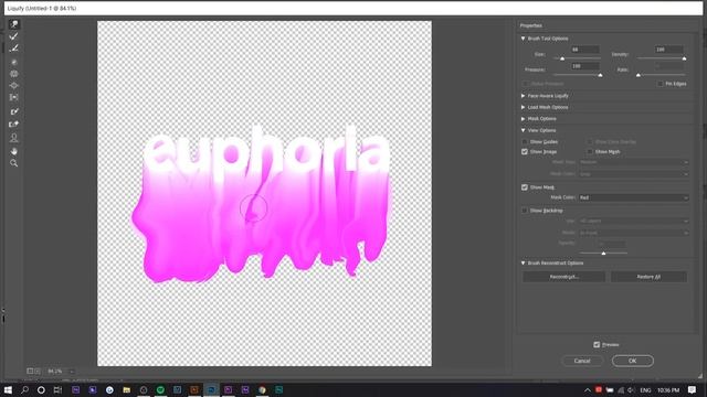 Liquid Text Effect - Adobe Illustrator & Photoshop CC Tutorial (2020) смотреть онлайн