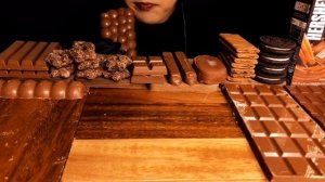 ASMR CHOCOLATE BAR, MILKA CHOCOLATE, TICO ICE CREAM, CHOCOLATE CREPE, OREO, CRUNKY CHOCOLATE