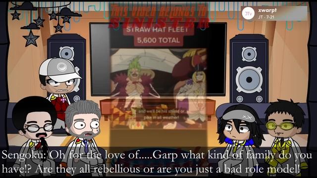 Past Marines React To Luffy || One Piece??? || Reuploaded ||