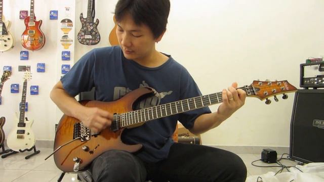 ทดลองเสียงกีตาร์ SCHECTER BANSHEE 6 FR PASSIVE GUITAR CLEAN SOUND смотреть онлайн